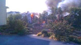 Sumner Lake Fire Manassas Va [upl. by Ahserkal913]