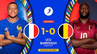 FRANCIA vs BÉLGICA en vivo  Octavos de final  Eurocopa 2024 [upl. by Lyrac]