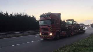 Crouch Recovery Scania V8 M24 TOW A38 Lee Mill [upl. by Anielram644]