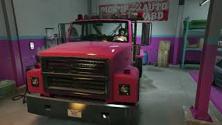 GTA V Salvage Yard Tow Truck Services Benefactor Schafter [upl. by Christoph318]