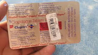 Clopilet Tablet  Clopidogrel 75mg tablet  Clopilet Tablet Uses Benefits Review in Hindi [upl. by Lewanna24]