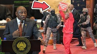 SEE HOW JULIUS MALEMA DID EMBARRASSED PRESIDENT RAMAPHOSA [upl. by Grieve]