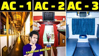 TRAIN में 1st CLASS 2nd CLASS और 3rd CLASS में क्या अंतर होता है  Interesting Facts FKB [upl. by Sidney]