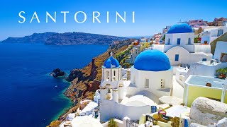 SANTORINI ISLAND Greece  Highlights villages beaches sunsets boat trip amp helicopter tour [upl. by Chapnick]