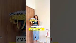 Amazon jumpsuit haul youtubeshorts haul amazon amazonfinds amazonhaul [upl. by Nyliuqcaj943]