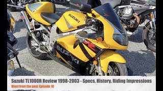 Suzuki TL1000R Review 19982003  Specs History Exhaust Sound  Fearsome or Forgettable [upl. by Lochner]