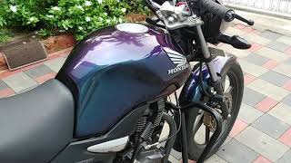 Chameleon paint on bike upgraded unicorn 2015 [upl. by Artemas]