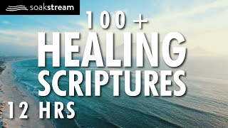 Gods Promises  100 Healing Scriptures With Soaking Music  Audio Bible  12 hours 2020 [upl. by Trillby682]