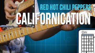 Californication  Red Hot Chili Peppers  Aula de Guitarra [upl. by Hsirahc834]