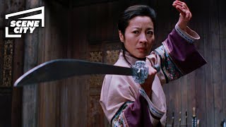 Crouching Tiger Hidden Dragon Jen vs Shu Lien Sword Fight Michelle Yeoh Fight Scene [upl. by Ahsinod]