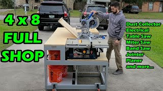 4x8 Workbench Tools Vacuum Power and Dust Separator [upl. by Reynold437]