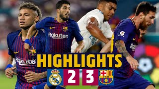 🔥⚽ HIGHLIGHTS  BARÇA  REAL MADRID 32 2017 [upl. by Ruffi]