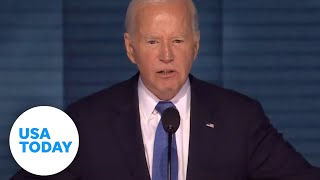 Full speech Pres Joe Biden speaks at 2024 DNC  USA TODAY [upl. by Einwahs]