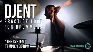 Djent  Drumless Track For Drummers  quotThe Systemquot [upl. by Mariette]