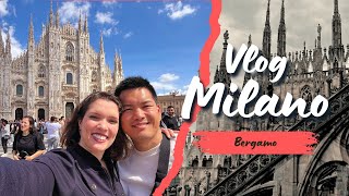 3 dias em Milão e Bergamo  Vlog Italia com preços [upl. by Nirrok485]