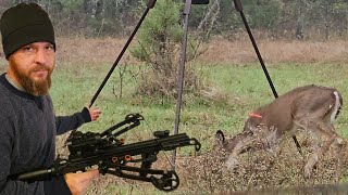 I made a terrible shotDeer Hunting with a Mini crossbow [upl. by Hueston257]