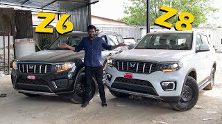 Scorpio N Z8 Vs Z6 Comparison  Both Car Has Major Differences [upl. by Olympe314]