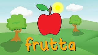 I nomi della FRUTTA in ITALIANO per bambini  Impara litaliano  Learn italian  Aprenda italiano [upl. by Bobbee]