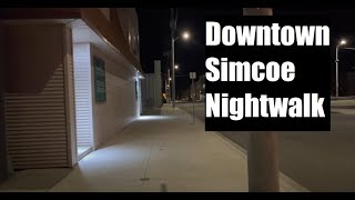 Canada︱Simcoe Ontario︱ Nightwalk【4K】 [upl. by Prober]