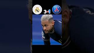 Real Madrid Vs Paris SaintGermain ⚡ Highlights championsleague messi shorts [upl. by Reggis]