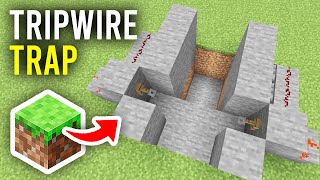 How To Make Tripwire Trap In Minecraft  Full Guide [upl. by Anertac552]