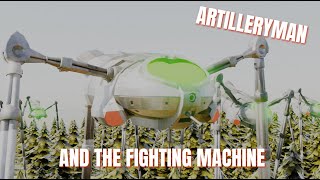 The Artilleryman and the Fighting Machine Blender animation Short [upl. by Ilamad]