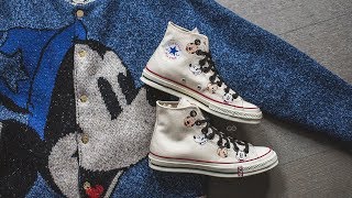 Kith x Disney x Converse Chuck Taylor AllStar 70 Hi Review amp OnFeet [upl. by Atlanta948]