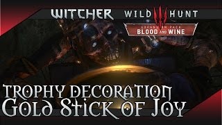 Witcher 3 Blood and Wine  Gold Stick of Joy Trophy for Geralts Vineyard [upl. by Letsirk145]