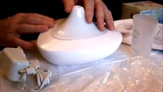 SilverCrest Aroma Diffuser Review and Unboxing with Demonstration [upl. by Tanney]