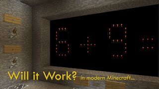 Testing 10 YEAR OLD Redstone Builds in Modern Minecraft [upl. by Rachelle318]