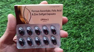 Ferrous Ascorbate Folic Acid amp Zinc Softgel Capsules Review in hindi [upl. by Rumit582]