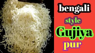 How To Make Bengali Style GujYia Pur  day 13 viral challange 21daysviralchallange PBR [upl. by Kaltman]