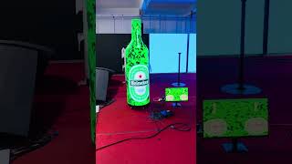 Wine Bottle Shaped LED display [upl. by Tracy]