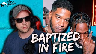 Kid Cudi X Travis Scott  Baptized In Fire REACTION  UNREAL [upl. by Leinoto]