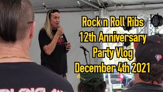 Rock N Roll Ribs 12th Anniversary Party Vlog [upl. by Ahsikat266]