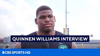 Quinnen Williams on Zach Wilson He looks amazing to me Full interview  CBS Sports HQ [upl. by Angelia986]