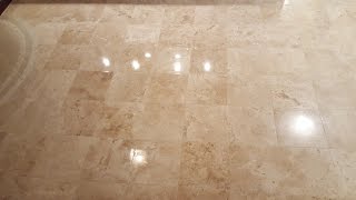 Travertine amp Limestone Tile Floor Repair Refinishing amp Restoration MDDCVA [upl. by Eiknarf547]