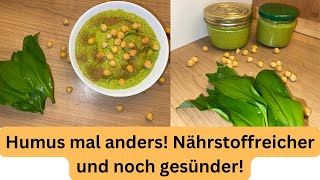 Bärlauch Humus Geniales Rezept mit der gesunden Wildpflanze [upl. by Poock]