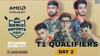 HINDI Battleground Mobile India  T1 Qualifiers  DAY 2  Genix Esports GAMINGPROOCEAN [upl. by Lars823]