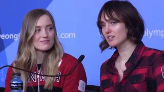 Justine DufourLapointe’s sisters say her silver is like a gold [upl. by Elsinore]