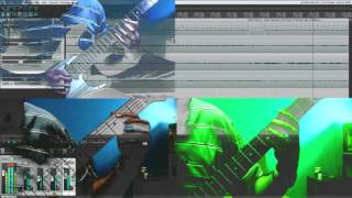 VST Addictive Drums 2 guitar rig 4 amplitube 4 Reaper [upl. by Ardua]