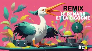 quotLe Renard et la Cigognequot  Remix Électro Inédit  La Fontaine Renaît en Musique  🦊🎶 [upl. by Jarvey179]