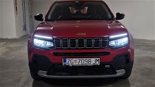 Jeep Avenger LED lights review Night drive POV [upl. by Jurgen173]