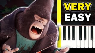 Sing 2  Theres Nothing Holdin Me Back  VERY EASY Piano tutorial [upl. by Nibot]