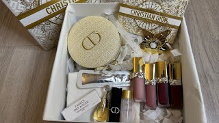 Dior Beauty Holiday 2024 Unboxing 4 Rougr Dior Forever Liquid Set Pouch [upl. by Nylirak975]