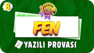 8 Sınıf Fen 2Dönem 2Yazılıya Hazırlık  2022 📝 [upl. by Eerolam]