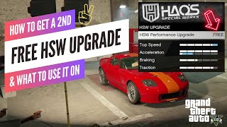 How To Get 2nd FREE HSW UPGRADE In GTA 5 amp What To Use It On [upl. by Nawotna]