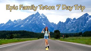 Epic 7 Day Family Friendly Grand Teton Airstream Adventure [upl. by Saree230]