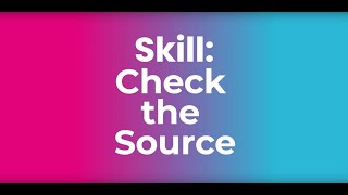 Skill  Check the Source [upl. by Dorreg]