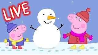 Peppa Pig LIVE HOLIDAY SPECIAL 🎄  Snow Days  Peppa Pig Playground  Peppa Pig Full Episodes [upl. by Cohen]